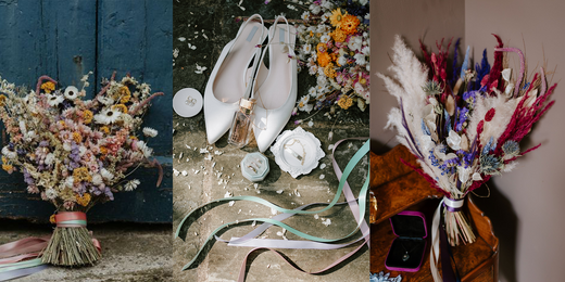 Dried Wedding Flowers from The Happy Blossoms | 2024 Weddings